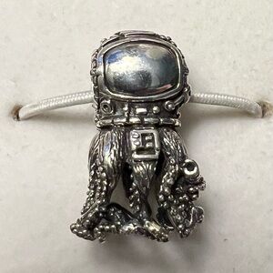 Ohm Beads Astronargh .925 Sterling Silver Octopus Astronaut BOTM #40 NEW #233
